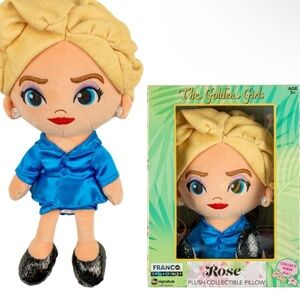 Golden Girls Rose plush collectible pillow NIB